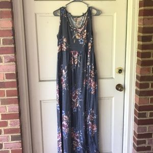 Mother bee Maternity maxi dress